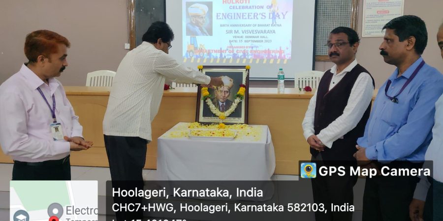 Engineer's Day Celebrated  in Rural Engineering College,Hulkoti