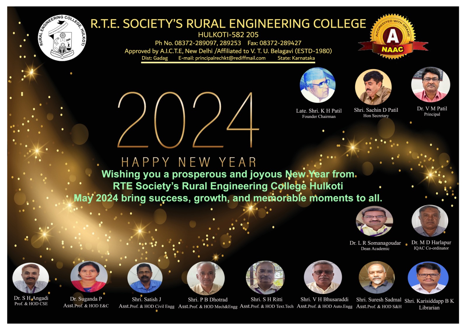 REC wishing you all a Happy New Year 2024